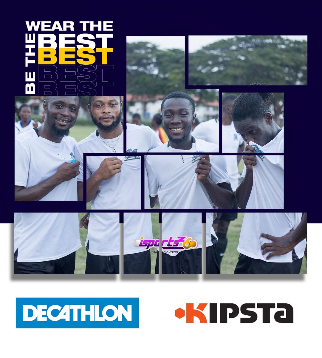 LegonKnights's tweet photo. Wear the best, be the best!🤩
@DecathlonGhana #Kipsta 

#Knights #Champions #HockeyTwitter #HockeyIsForEveryone https://t.co/jUPtSLVunC