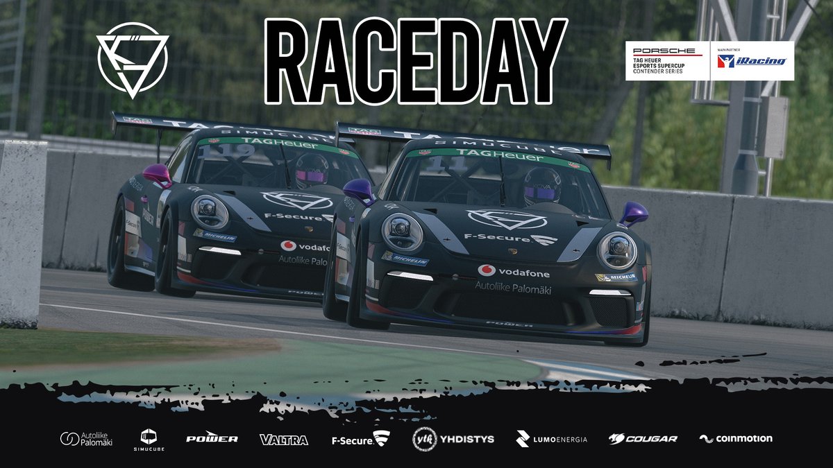 KOVASIM1's tweet photo. Tonight @PekkaTuomainen and @MattiSipila3 will begin their battle in @PorscheRaces #PESC Contender Series where they will fight for the spot in #PESC 2022 πͺ
πΊ22:00 EEST
https://t.co/LjyF7LdCNv
https://t.co/12HPl9amH2
#KOVASIM #KOVA #Ammattinaesport #esportsfi #simracingfi https://t.co/9XvBpLaj1o