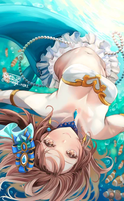 skebリク82枚目 人魚な加蓮ちゃん✨🧜‍♀️ 
