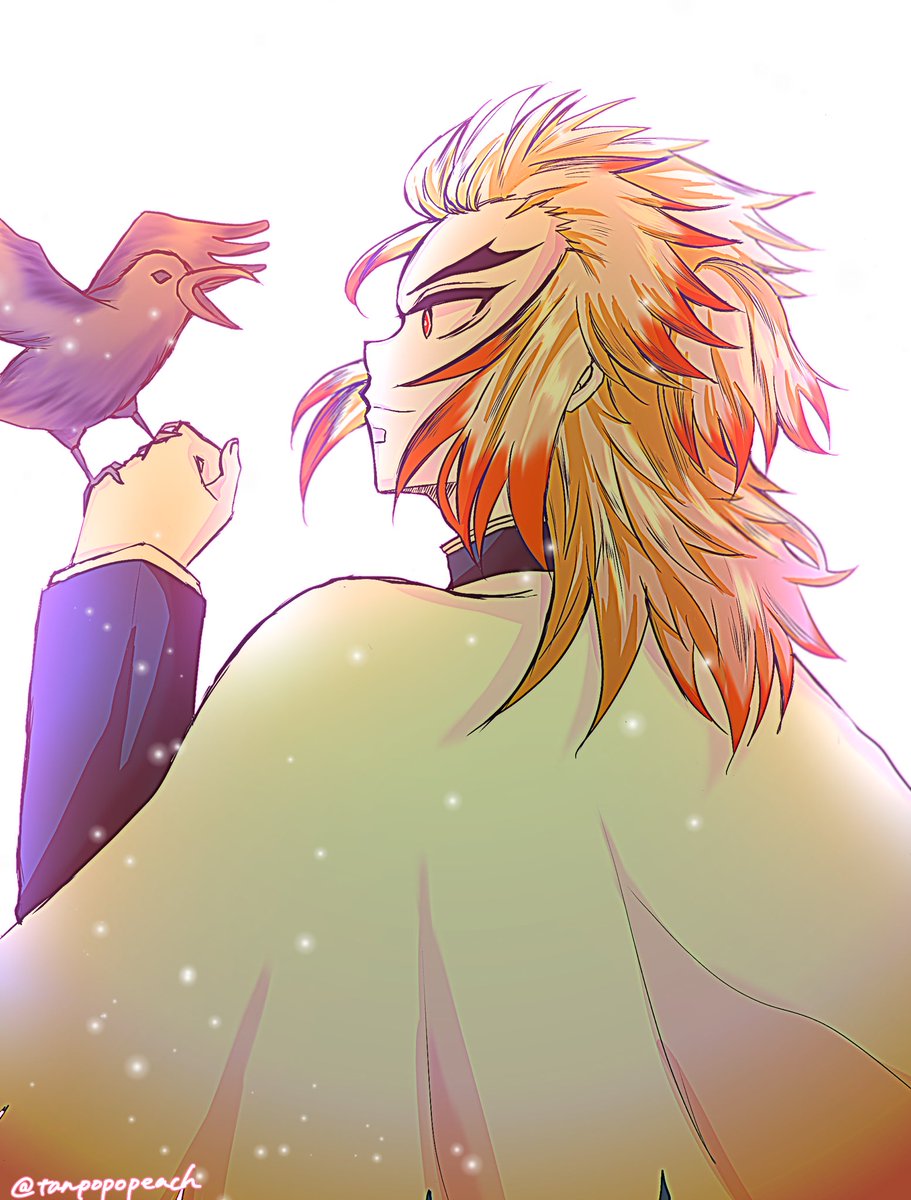 煉獄杏寿郎 ありがとう煉獄さん 本当にかっこいい人です あさつき 原稿中のイラスト