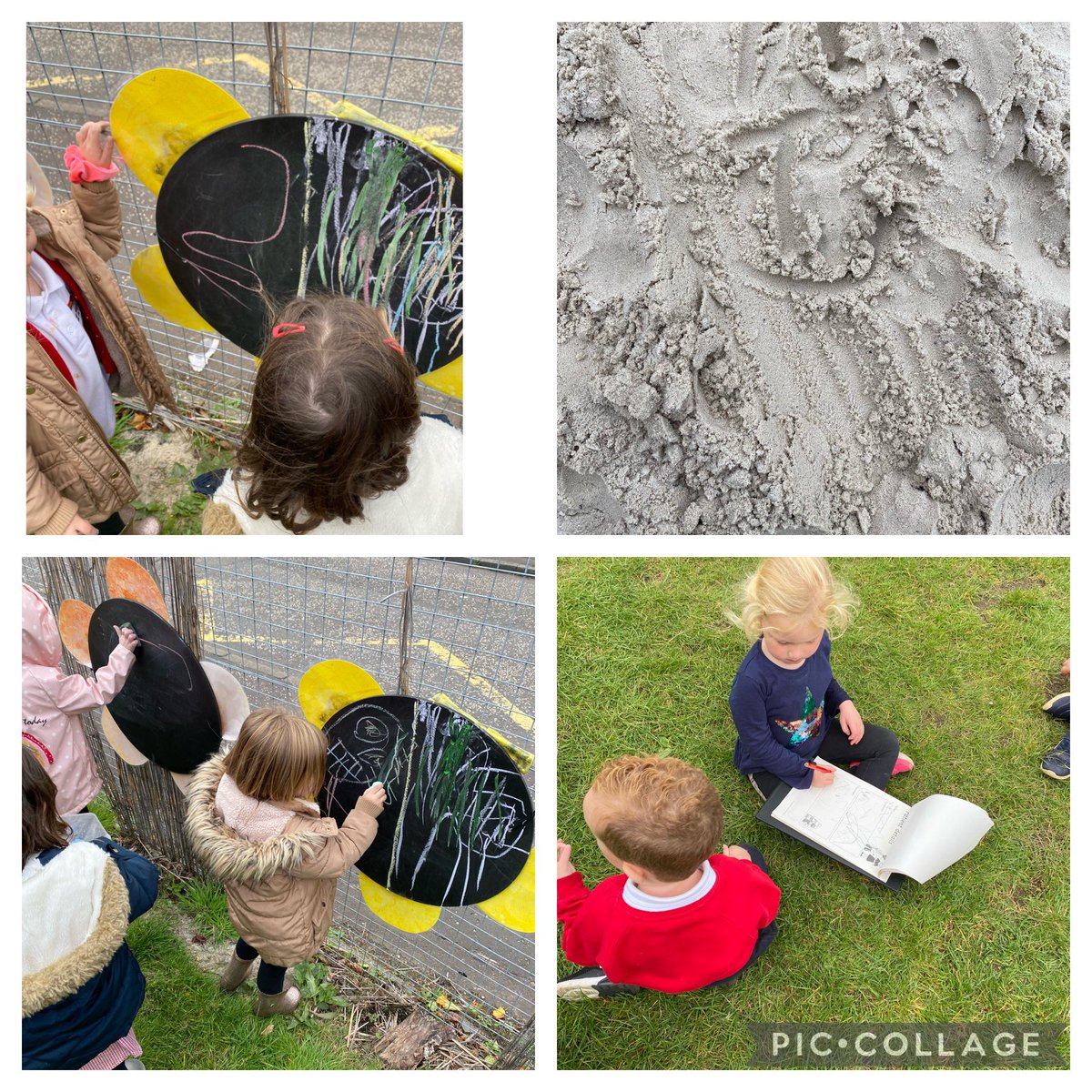 bankier_nursery's tweet photo. The children were using the provocations left by staff and making the most of their experiences of mark making throughout different areas outside. Wouldn’t it be great to have a literacy shed where we could keep lots of resources outside for the children to help themselves to? 🤔 https://t.co/drlvIVNOJH