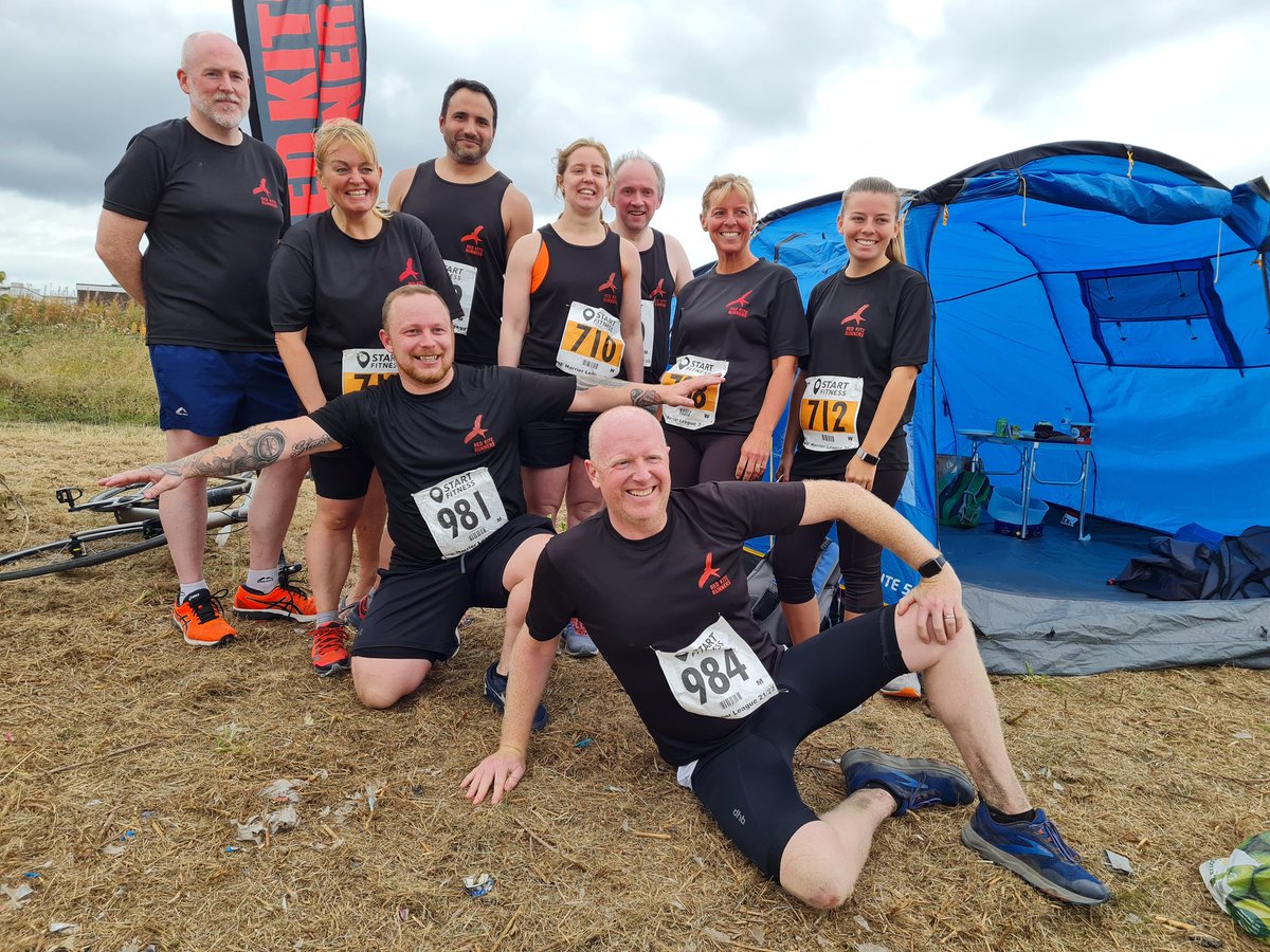 Redkite runners at the first Harriers League of the season at Wrekenton #NEHL