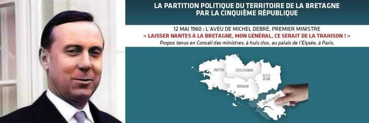 CelticBrittany's tweet photo. @MeteoBretagne Son propre président en 1970 dans @OuestFrance : "Les Pays de la Loire ne sont pas une région véritable : ce n'est et ne sera jamais qu'une association de départements". Les PDL artificiels ont été décrétés ex-nihilo par l'Etat. Histoire : néant. But ? Nuire à la Bretagne. #44BZH https://t.co/7N5IVHNn2G