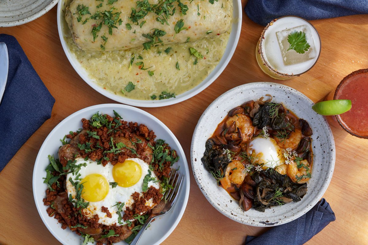Calling all weekend brunchers! ☎️ 🎉  This is the last weekend to indulge in Chef Brad's epic Shrimp &amp; Masa Polenta, Breakfast Burrito and more. We're wrapping daytime dining up for the season, so get it while you can from 12 'til 3:30 p.m. today and tomorrow. ❤️