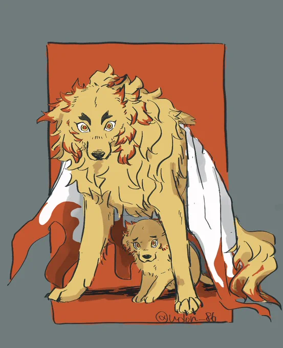 映画見ながら描いてたやつ
※擬獣化 