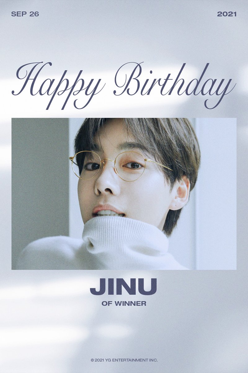[JINU] HAPPY BIRTHDAY 🐰

#WINNER #위너 #JINU #김진우 #HAPPYBIRTHDAY #20210926 #YG <a href="/official_jinu_/">official_jinu_</a>