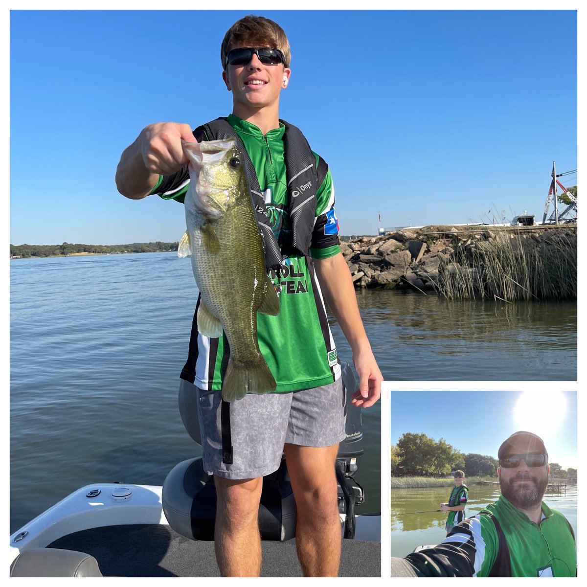 akwatts7's tweet image. Early morning for my guys but a nice catch to start the new season! #thsba #carrollbassteam @evanwatts2023