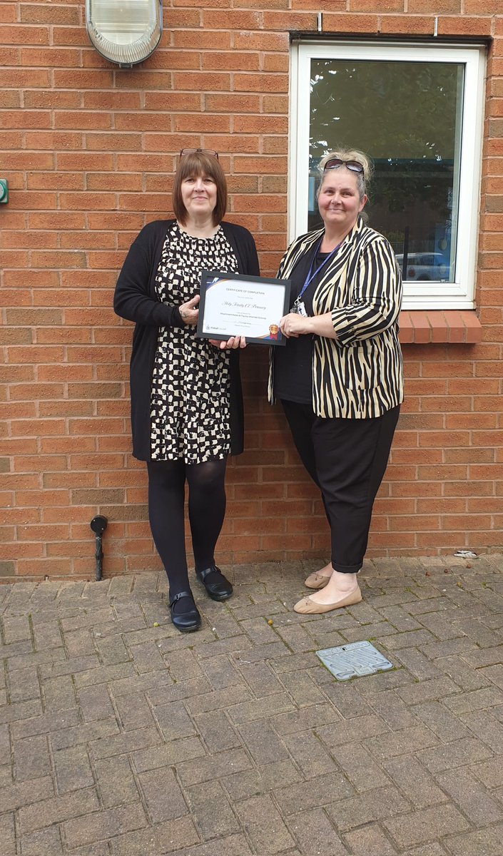 Holy_Trinity_CE's tweet photo. Holy Trinity were thrilled to receive the Bronze award for our continued work and commitment around Attachment &amp; Trauma, from Virtual School Head Lorraine Thompson this week  #itsallabouttheconversations #buildingrelationships #nextstopsilver https://t.co/PhHR16WAl1
