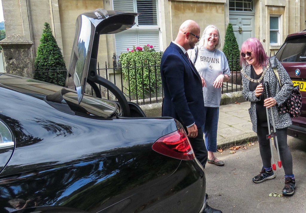 As promised <a href="/MayorBath/">The Mayor of Bath</a>. Great photo by Zu, and wonderful to see you.