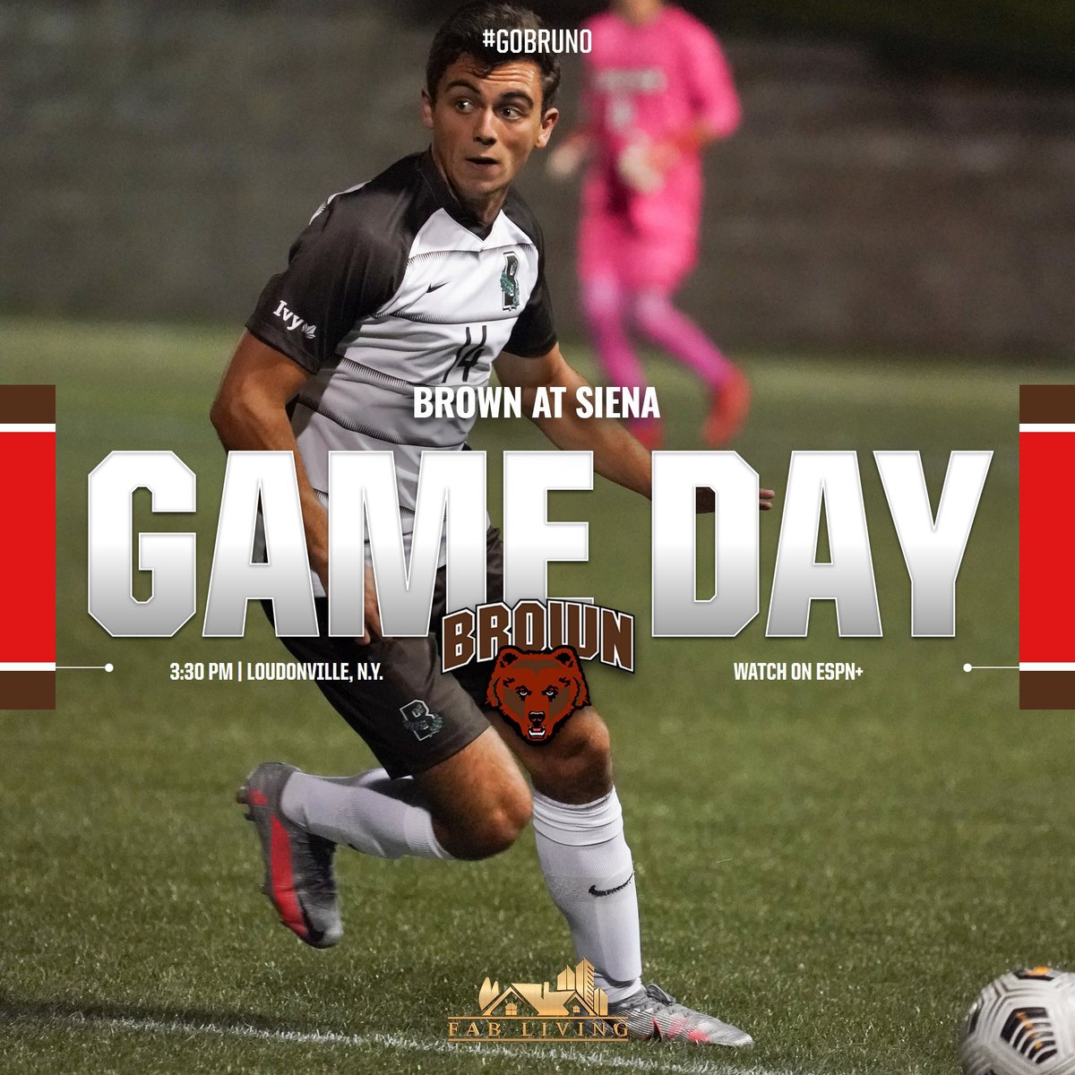 BrownU_MSoccer's tweet photo. One more tune-up before Ivy League play!

🆚 Siena
📍 Loundonville, N.Y.
💻 https://t.co/CsF1J9QUee
📊 https://t.co/EBfRkgb95f

#GoBruno https://t.co/f8Spxj5t4x
