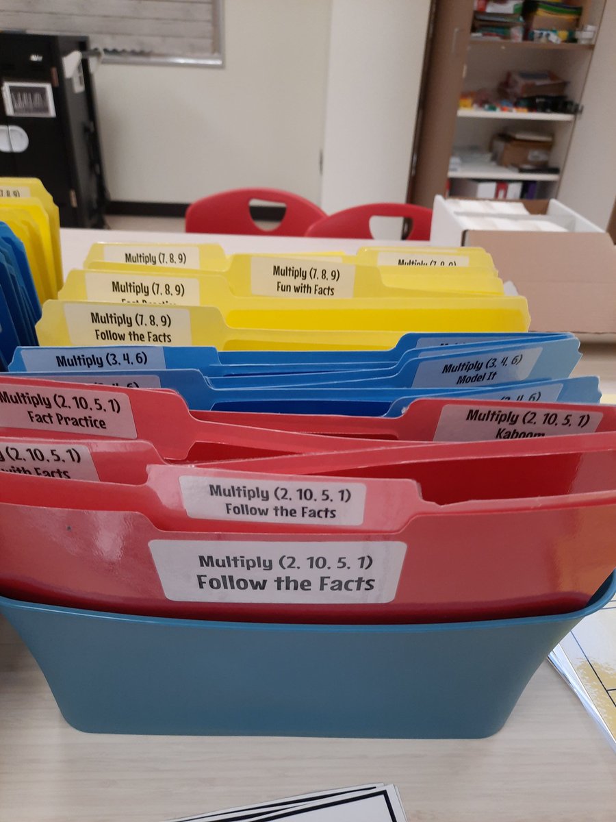 MariaGo67559397's tweet photo. Teacher data binders ✔ workstations ✔ anchor charts ✔ homework folders ✔and teachers trained in running records✔. Fact Fluency is in full swing at Red Bluff Elementary #pisdmathchat https://t.co/sOzb7FO0ju