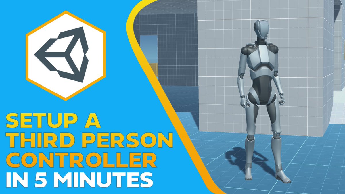 TheCodeFriend's tweet image. My first video is online! Let's see how to setup a Third Person Controller with the character of your choice in @unity (and in less than 5 minutes!)
Link : youtube.com/watch?v=_Er4eq…