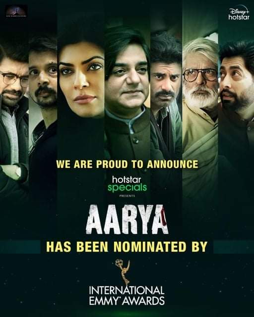 Congratulations! #TEAM #AARYA #Emmy #Awards #Hotstar
The most deserving suspense thriller.Wonderful learnings frm beautiful @thesushmitasen being natural,a woman of substance.
All great actors.
#Sikanderkher कमाल। Best wishes 
@Yash34020284 @ArvindGaur
@brahmatmajay @AnupamPKher