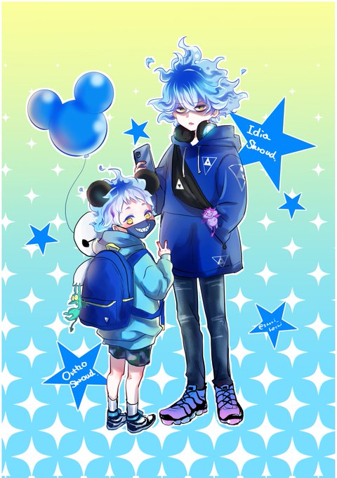 あの2人兄弟かな?弟の写真撮ってる!!仲良しさんね(〃'ω`〃)💙💙あらやだ可愛い!!って見てたら
「なに見てんの?見世物じゃないんだけど(cv.内山○輝)」とお兄ちゃんに睨まれてしまったという絵(謎シチュ)

シュラウド兄弟の年の差が2歳に見えないね許して😭 