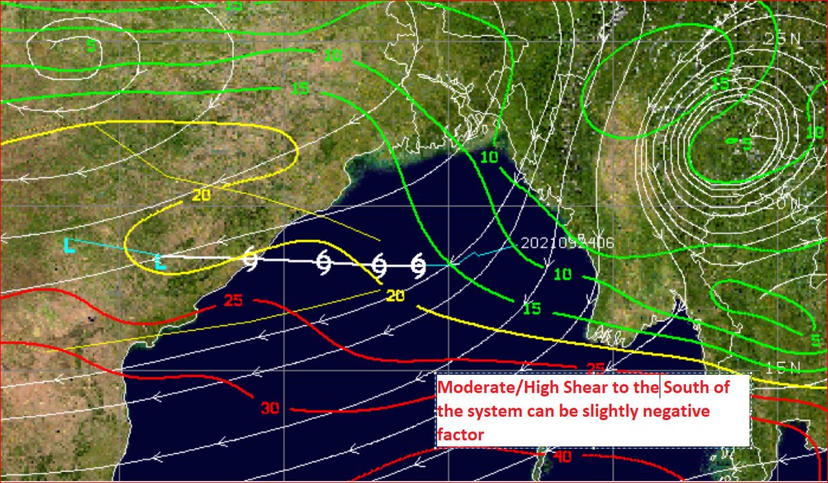 Rajani_Weather's tweet photo. #SevereWxOutlook
➡️Depression over N BoB has a good potential for intensification into a named cyclone
➡️South #Odisha &amp; North #AndhraPradesh to brace for impact tomorrow https://t.co/pN0NW8bkzZ