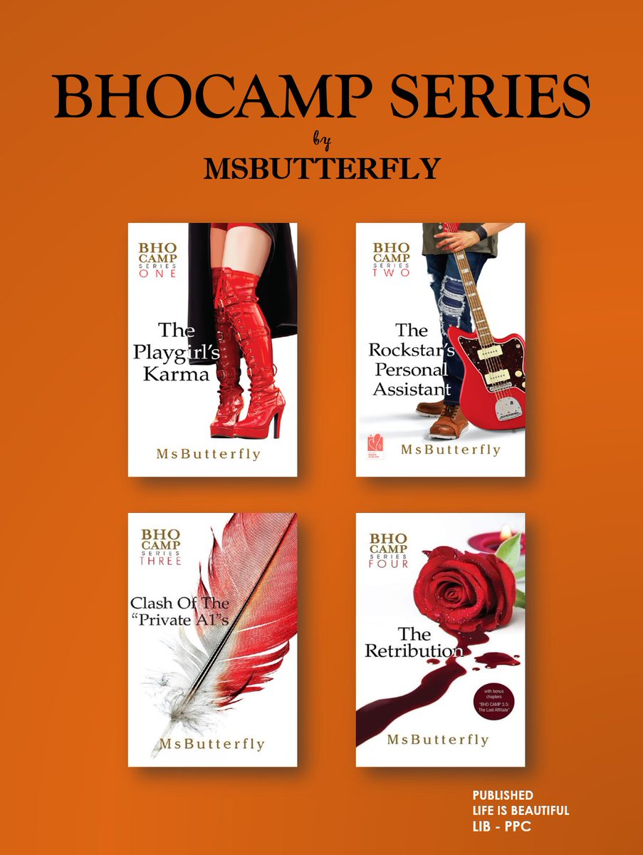 rayabookish's tweet photo. @MsButterfly PUBLISHED BOOKS β€οΈ
π¦ #BHOSeried
π¦ #TheCAMPSeries
π¦ #BHOCAMPSeries
π¦ #DaggerSeries
_________
#MsButterfly
#MsButterflyStories
#MsButterflyBooks
#BHOCAMPERS https://t.co/INRcomvi1w