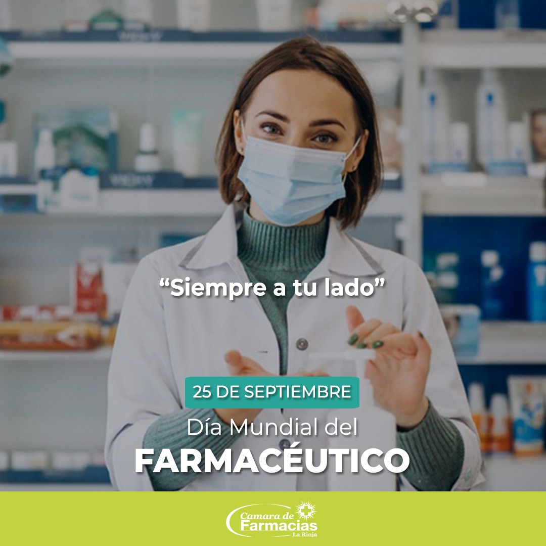 Cafri_larioja's tweet photo. 🎉 Cada 25 de septiembre se celebra el #DiaMundialDelFarmaceutico y es por ello que como cada año, la Cámara de Farmacias de la Rioja celebra a todos aquellos farmacéuticos que forman parte de esta gran familia #CAFRI 💚
Un enorme GRACIAS y FELIZ DÍA 👩⚕️ https://t.co/RdI8RC0BMf