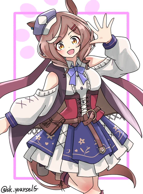 58、マチカネタンホイザ
#ウマ娘
#ウマ娘五十音順に描いたらライスシャワーの時にはかなり疲れている説 