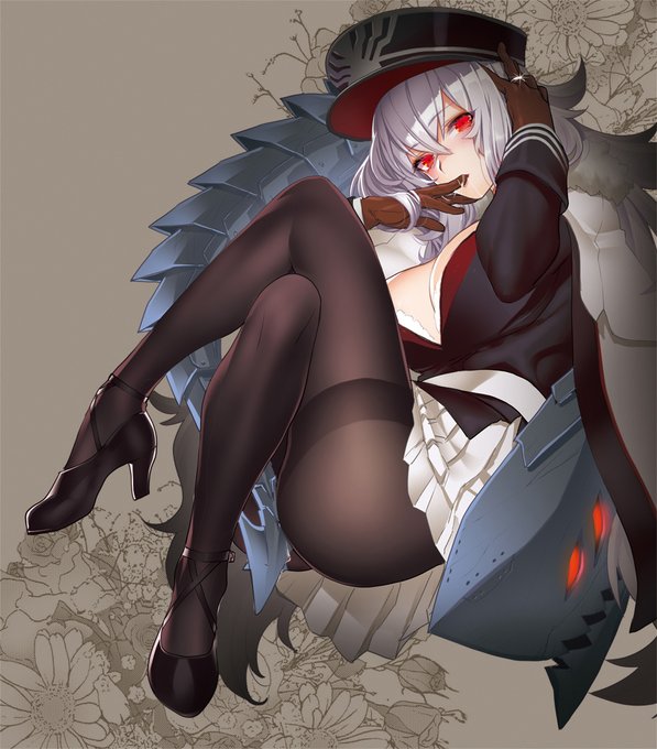 アズレンのグラーフ・ツェッペリン!
版権絵はめちゃくちゃ珍しい 