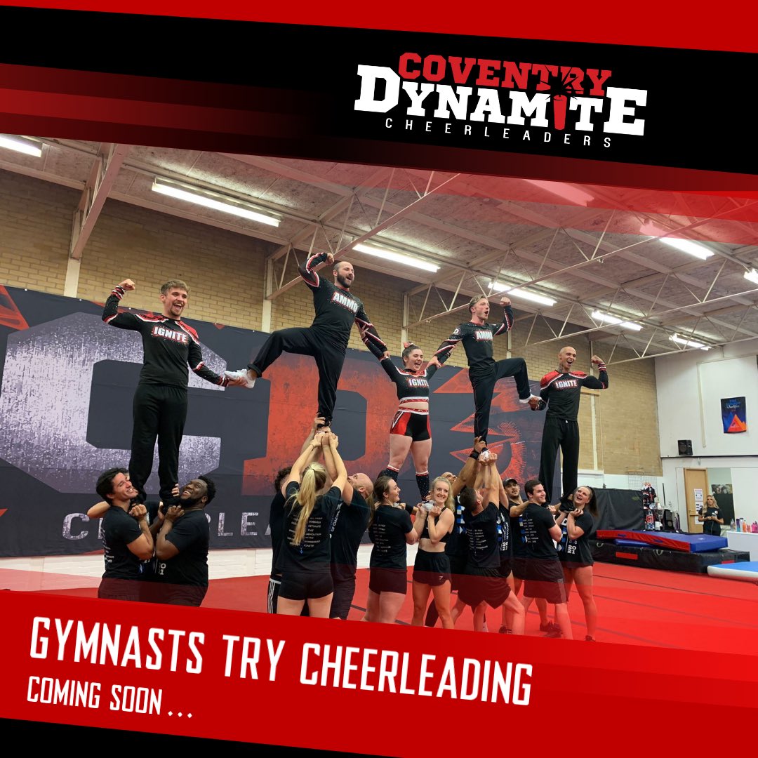 CD_Cheer's tweet photo. 💥 GYMNASTS TRY CHEERLEADING 💥 

Ammo &amp; Iggy had some visitors at the gym last night 👀 Stay tuned for more! 

📧 coachmolly@cdcheer.co.uk
📲 07927845212
 💻 https://t.co/d8xsyU972i https://t.co/04Zd3DiSiQ