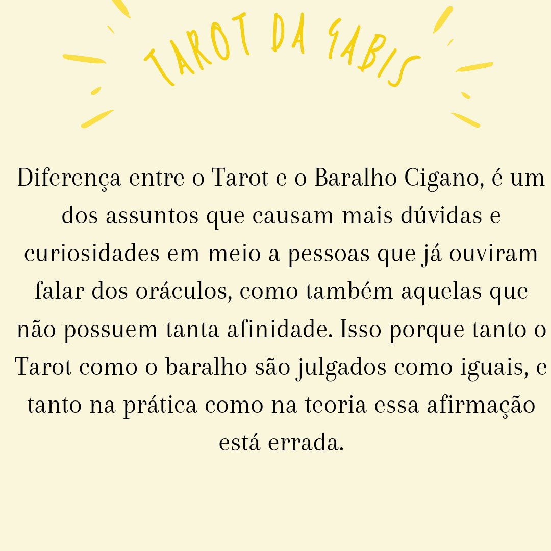 TarotGabis's tweet image. Qual é diferença entre o Tarot e o baralho!

No Tarot da Gabis trabalhamos com os dois!

Venham marcar seu horário comigo!

Me chame no WhatsApp: wa.me/qr/GS5JXSY3ITR…

Ou me chame na dm!

Aceito pagamentos; pix, transferência bancária, picpay, mercado pago, PayPal e outros.