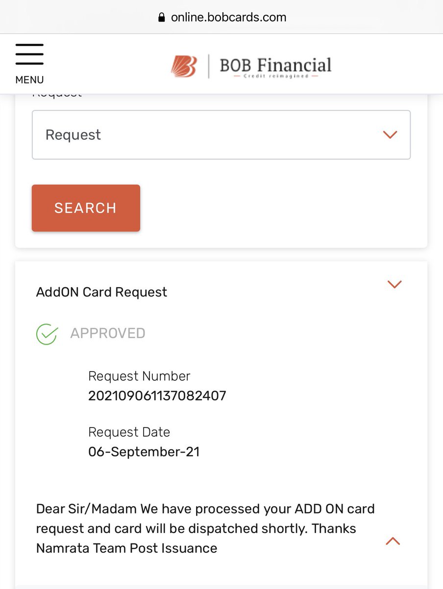 nitinkalal03's tweet photo. I have requested for add on card of bob on 6 September which has been accepted a day after.But I didn’t received my card till now. As it has been 19 days. #Bankofbaroda #bobfinancial https://t.co/4D2fher7KS