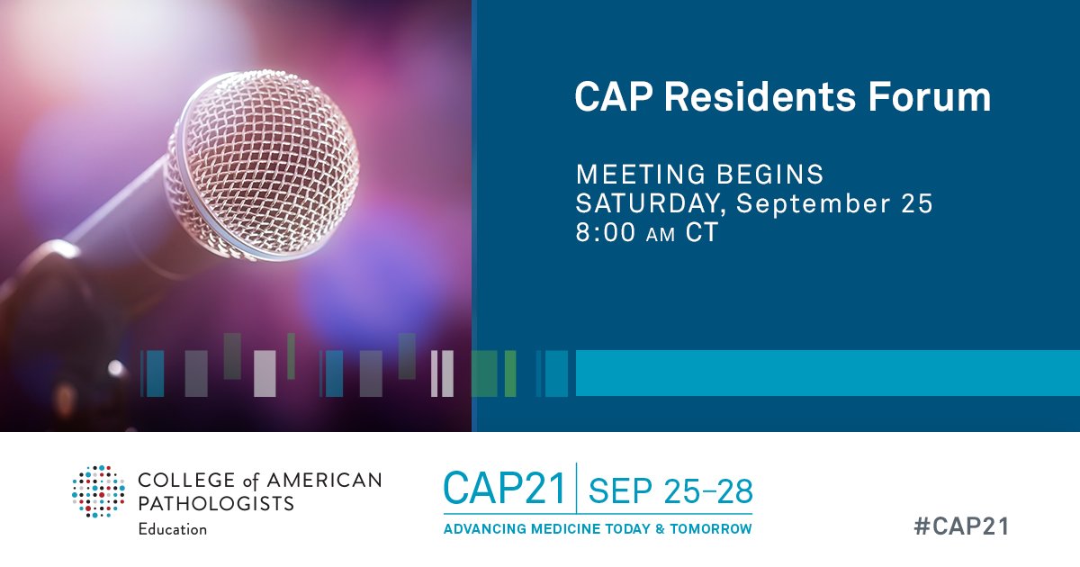 Pathologists's tweet photo. #cap21 kicks off today with House of Delegates &amp; Residents Forum meetings. #pathologists https://t.co/TgSJud9TBI