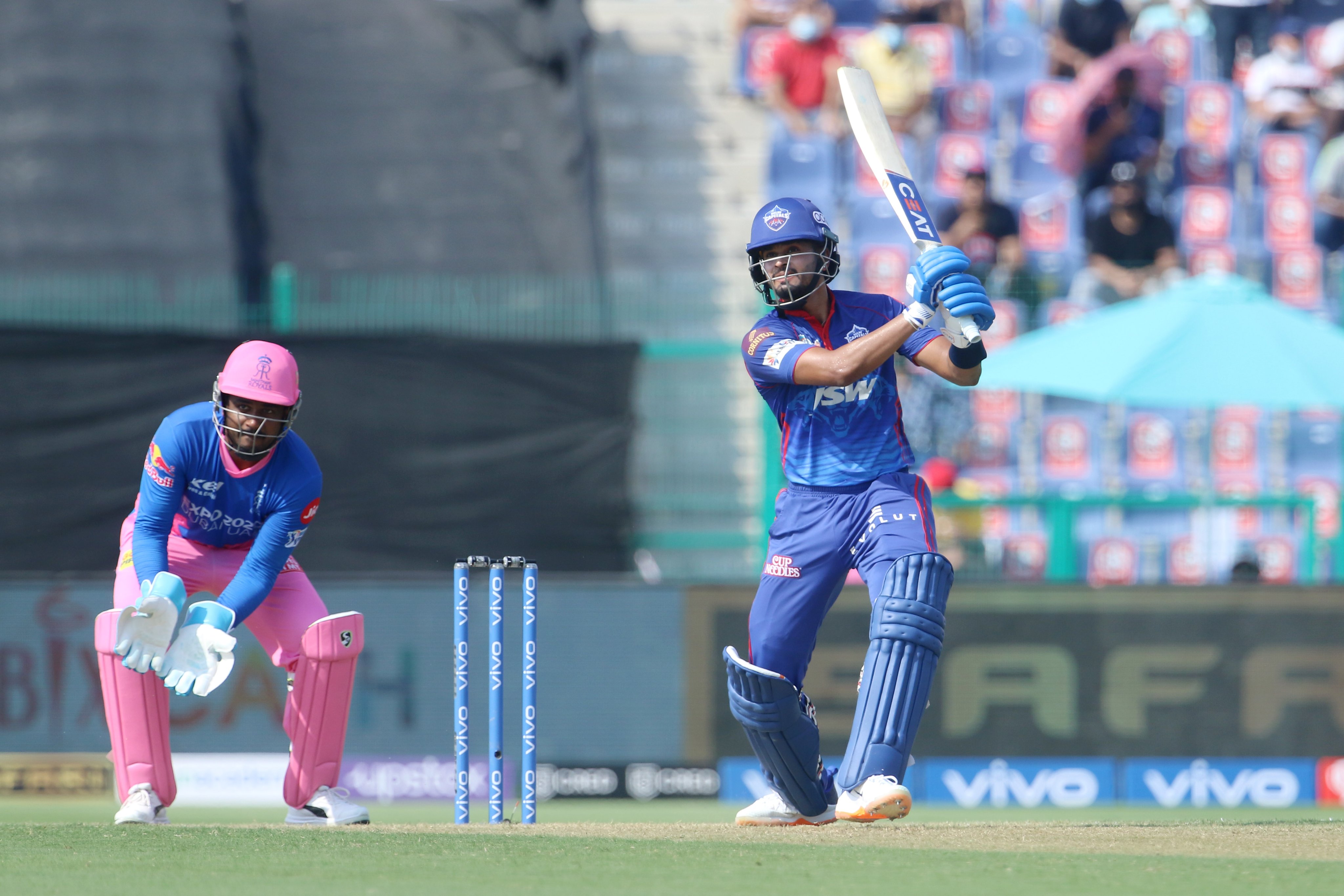 Iyer with a crucial 43 runs against RR - DC vs RR - IPL 2021 - Sportz Point