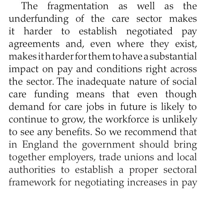 ChangingWorkC's tweet photo. Fantastic to see @UKLabour, @Keir_Starmer and @AngelaRayner adopting a Commission on Workers and Technology recommendation - to establish a framework for unions and employers to negotiate pay and standards at sector level, starting with the social care sector. https://t.co/oIpv4mmwlQ