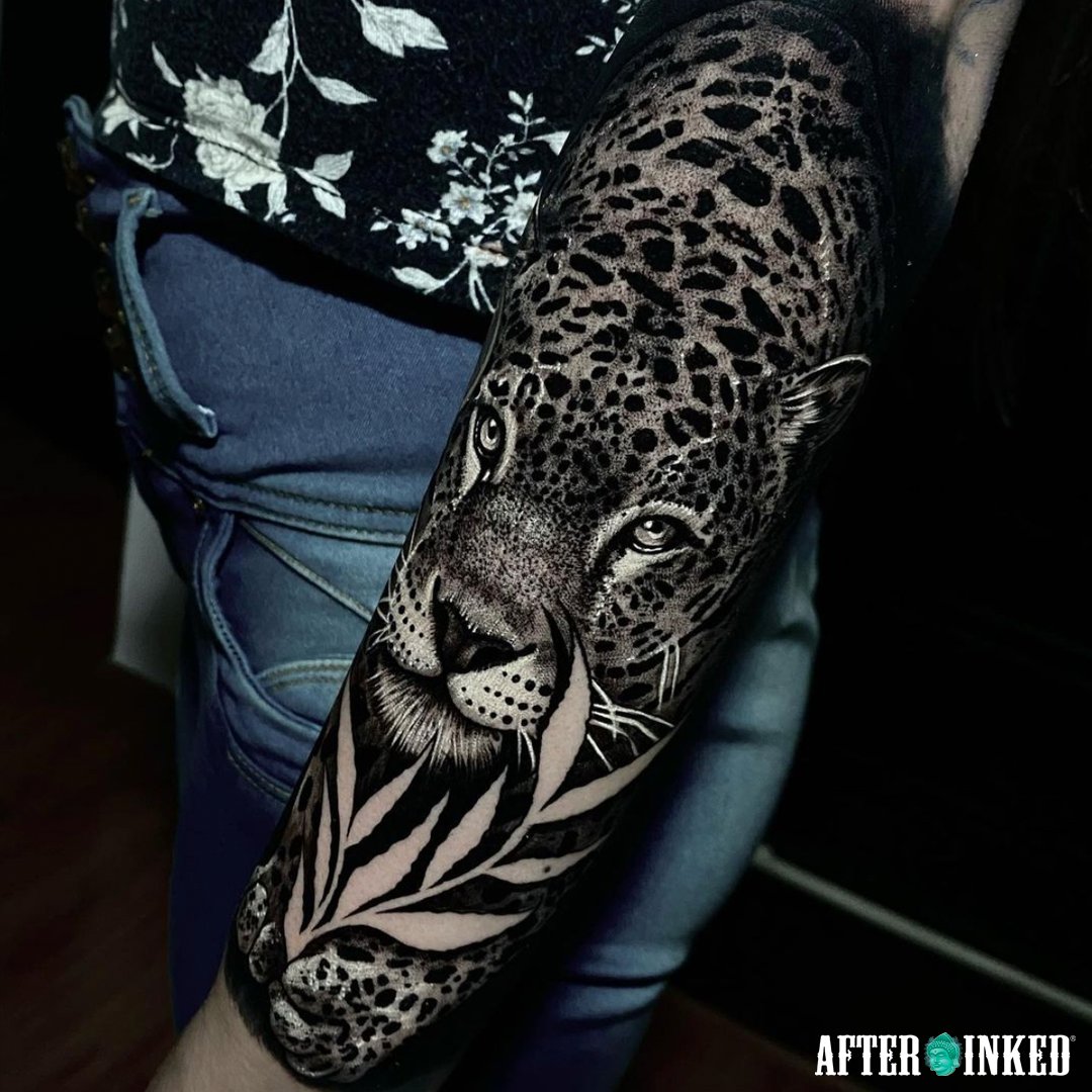 AfterInked's tweet photo. Happy Caturday. The power of all cats in tattoos #HappyCaturday #Caturday #Cats #afterinked #proudusers #formulatedforperfection #afterinkedeveryday #tattooaftercare #foamcleanser #inkseal #npj #vegan #CatTattoo #TigerTattoo #LionTattoo #josespider.ink #visualinkstudio https://t.co/25sRLP6BSW