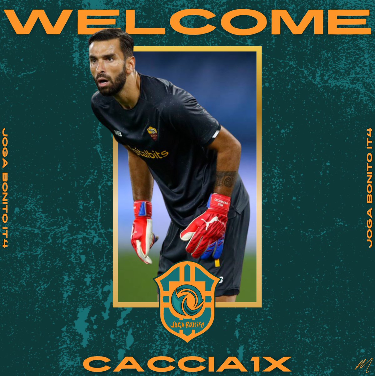 JogaBonitoIT4's tweet image. ✍🏻 | Nuova firma!

🧤 | A difesa della nostra porta!

 🔥| Benvenuto @Caccia1x 🇧🇷

#ProClubItalia