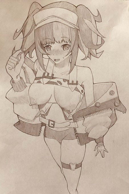 水着が外れておっぱい出ちゃったなぎこさん 