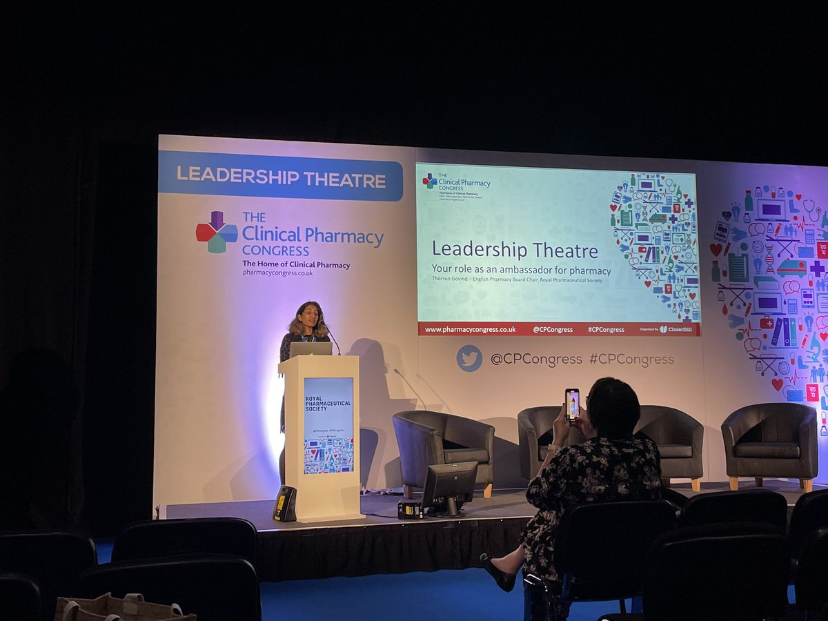 sarahjseddon's tweet photo. Listening to the fabulous @pharmthorrun talk at #CPCongress - really great to hear her talk about being an ambassador for pharmacy - now reflecting on how to take forward our work on #ManagingAdverseEvents further 💚 https://t.co/rnKL1tWB6X