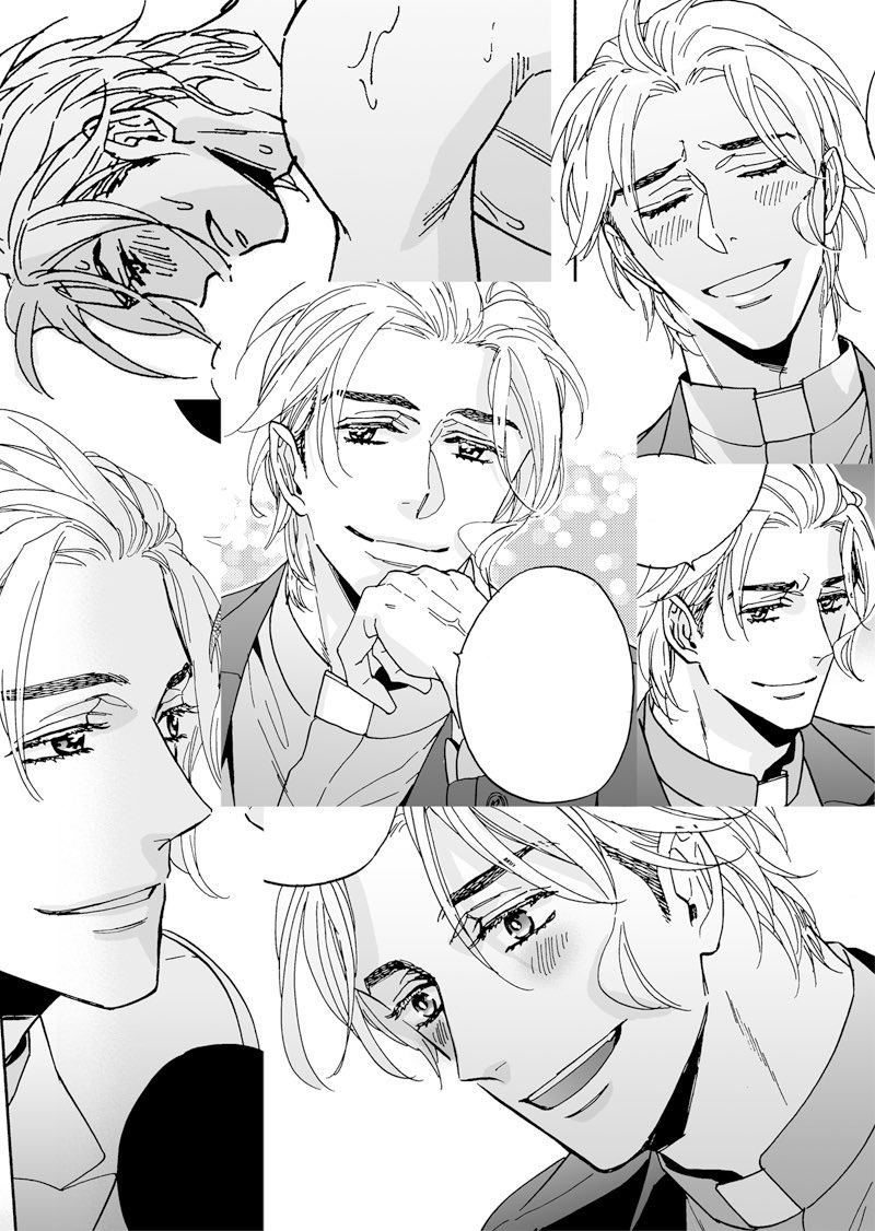 【お知らせ】Chara Selection11月号「黒い聖者は甘く囁く」32p( 徳間書店 9/22発売)|美貌のサイコパス神父×トラウマ持ち刑事の4話目です✝️🚔クライマックスに向けて物語が進みます。2枚目は扉の鋼🚔3枚目は今月の神父✝️

#黒い聖者は甘く囁く 
