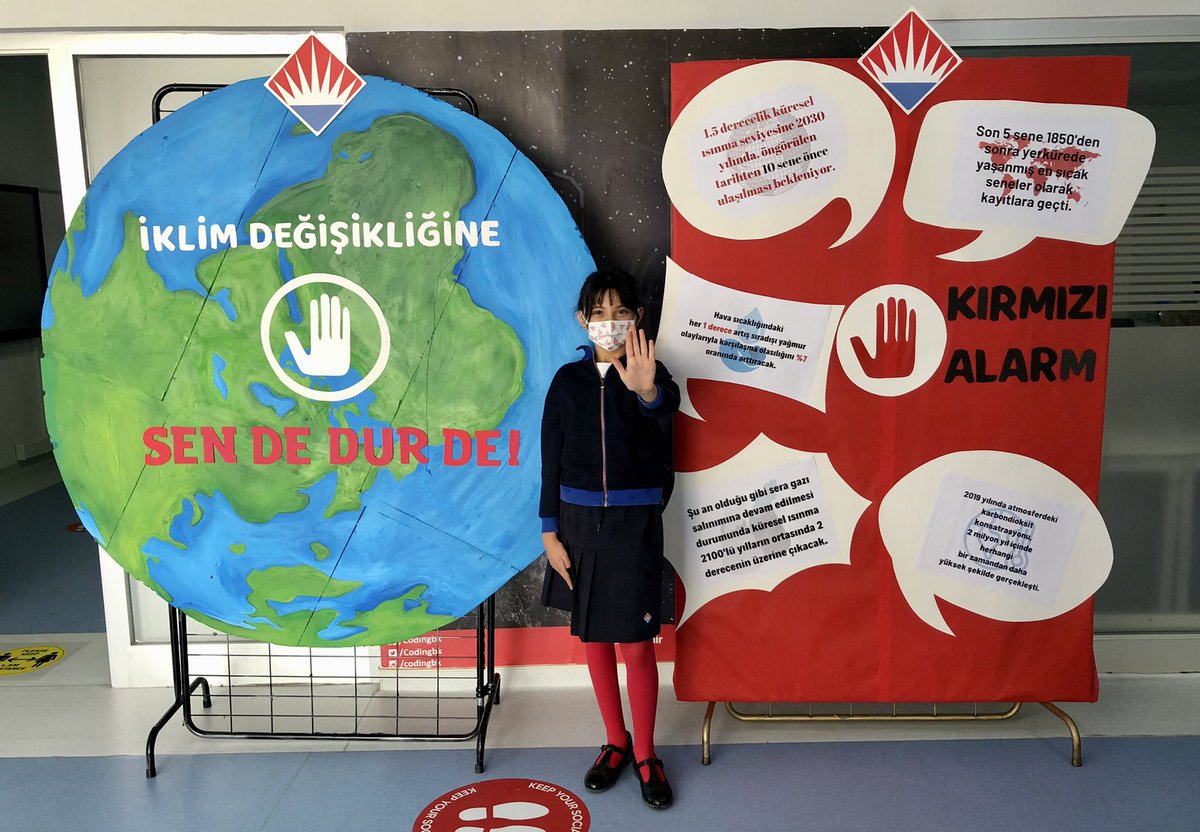 _betulunalll's tweet photo. İklim krizinin farkındayız ve bu duruma "Dur" diyoruz! 🌎✋⛔️
@gul_afacan 
@BlkBahcesehir 
@BuketAdiguler 
@ilkay_tandogan 
@TrkErsen https://t.co/bLak39zcmF