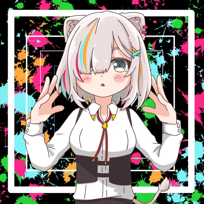 刮目した!!
めちゃかわいい!!
#ししらーと 
#ねぽらぼ1周年 