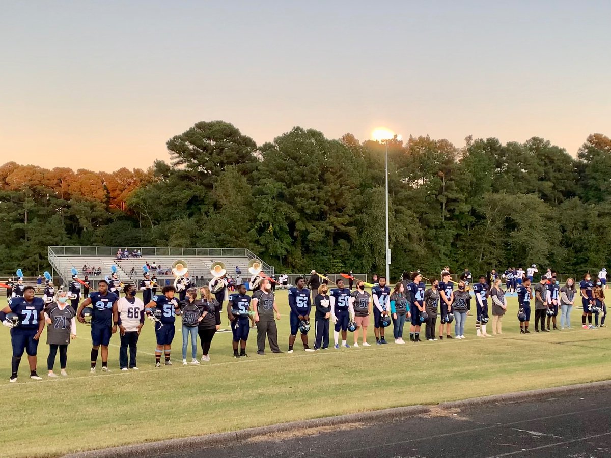 laurenlampron's tweet photo. I had the privilege of staff texting me pictures of the student-athlete love throughout the day. #matchingjerseys Then, at the game, the teachers escorted the players out to the field. What a special place. ๐๐พ. @team_Dji @AlyssaLStafford @SouthwestFB_ https://t.co/p0k8mhsEVr