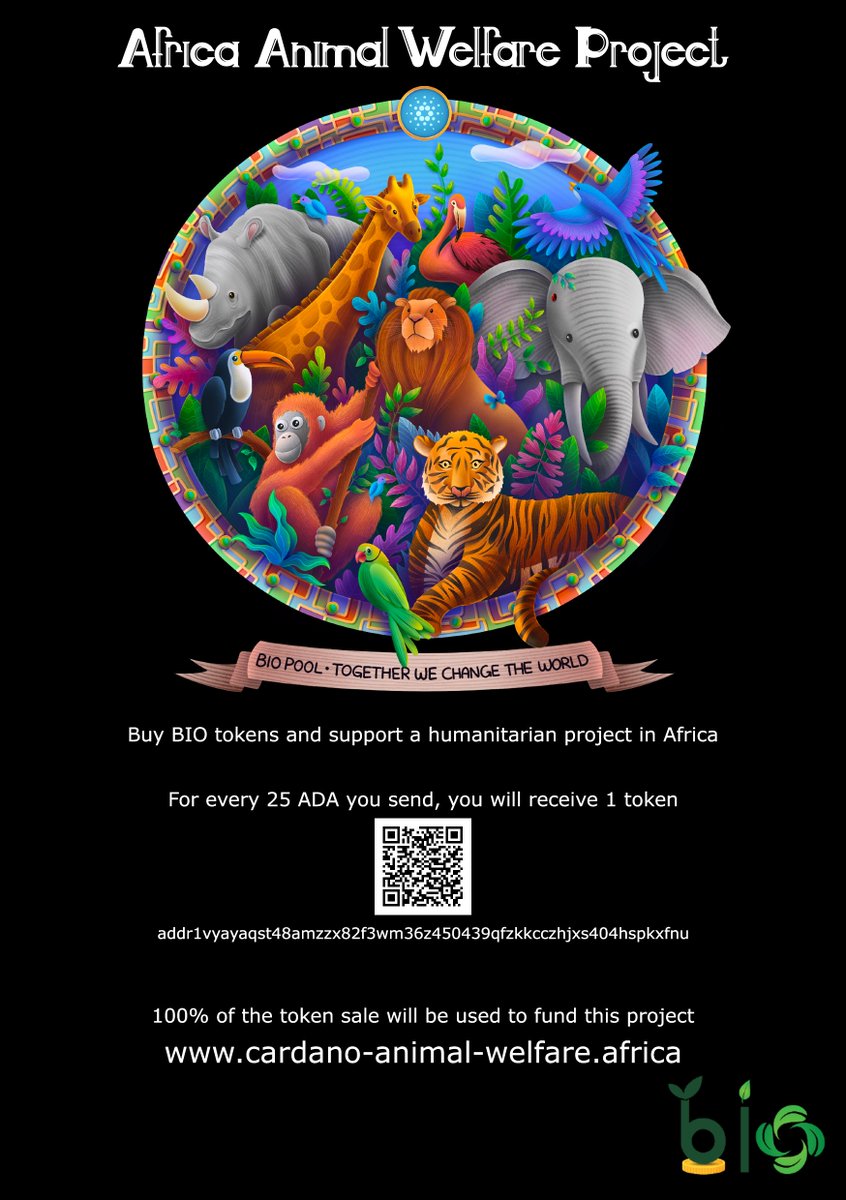 b_for_ada's tweet photo. With just 25 #ADA you can support the first of its kind 100% charitable FT in the #Cardano ecosystem. Team up and build a humanitarian project in Africa! Let us change the World together 🌍
https://t.co/ic1daswbof
#NFTCommunity #CardanoCommunity #CardanoSummit2021 #CardanoADA https://t.co/vQmFD6PXGj