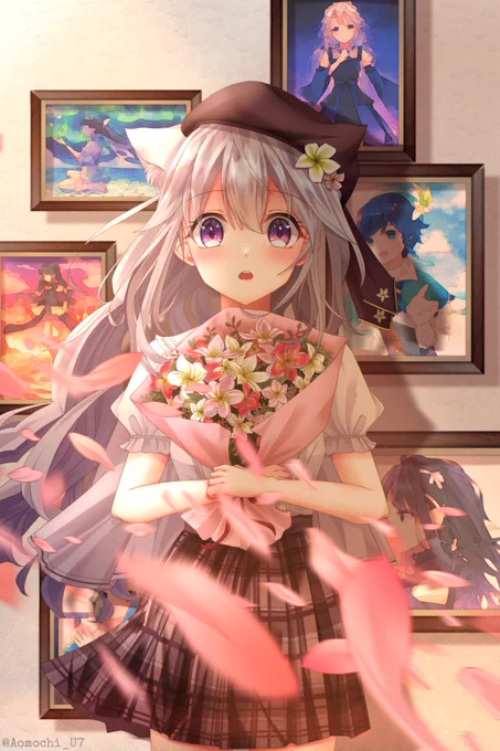 #イラストを4枚貼ると秋風に乗って絵柄を好いてくれる人の元へ届くらしい
誰かに届きますように🙏✨ 