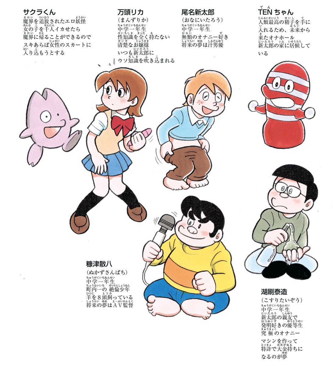 本日の再アップ
よいこの漫画『TENちゃん』のキャラクター設定 