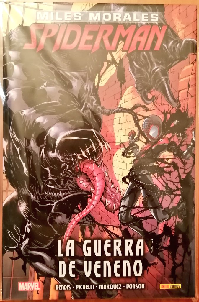 umaruland's tweet photo. Novedad #comic de @PaniniComicsEsp que nos trae el Tomo N°3 de 🕷️Miles Morales Spiderman: La guerra de veneno🕷️

🦇 https://t.co/tctS62PtBu