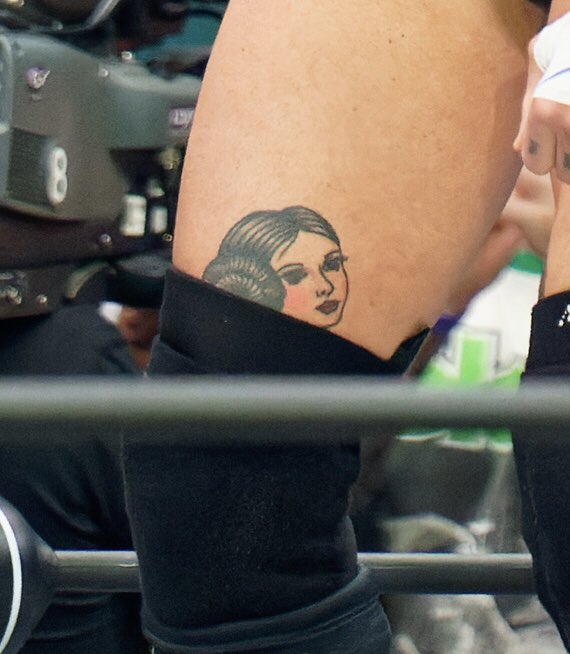 JB on Twitter CMPunk now has tattoos of Han Solo and Leia on his legs  AEWRampage I wonder if theres a hidden meaning to it or just because  its awesome httpstcoCnTJx1C2HM 