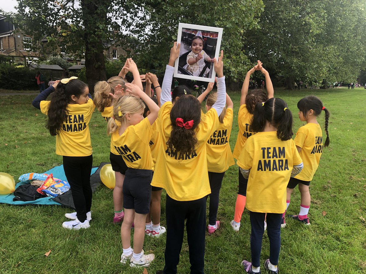 nhehs's tweet photo. Team Amara & their supporters are raring to go @EalingHalf Mini Mile! 👀 watch out for the 27 runners in their awesome yellow t-shirts around Lammas Park! Good luck, everyone! 🏃♀️💛 #TeamAmara #NHEHSJuniors https://t.co/RjNpRHAopM