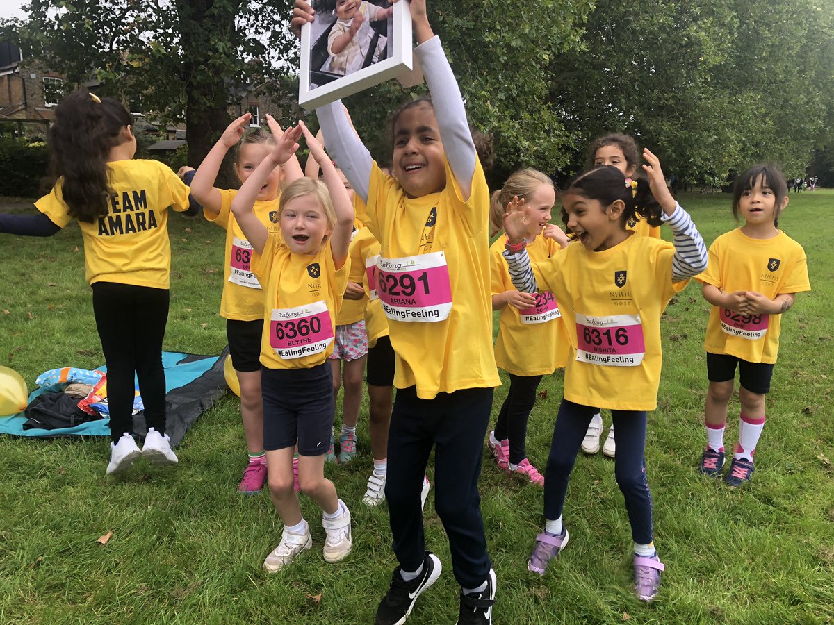 nhehs's tweet photo. Team Amara & their supporters are raring to go @EalingHalf Mini Mile! 👀 watch out for the 27 runners in their awesome yellow t-shirts around Lammas Park! Good luck, everyone! 🏃♀️💛 #TeamAmara #NHEHSJuniors https://t.co/RjNpRHAopM