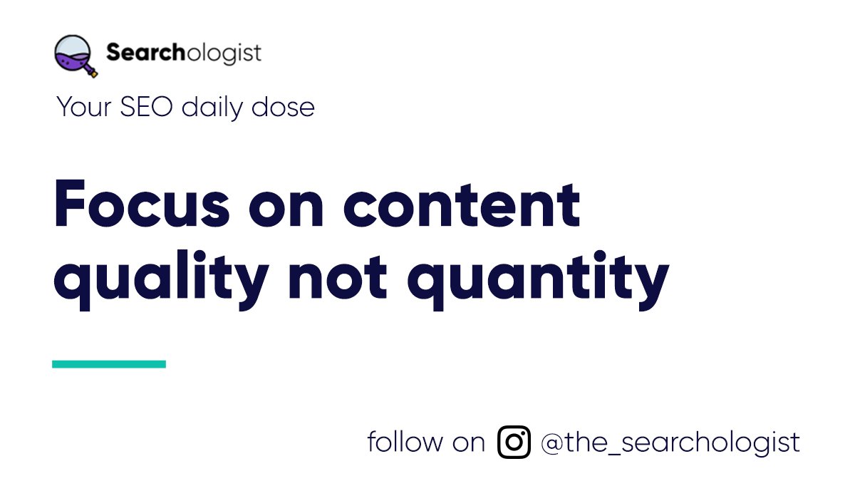 NikosTaskos's tweet photo. 📢📢 New #SEO Post at https://t.co/YGxEwEJD2m

🧙🏼‍♂️ Focus on quality not quantity 🚀

For more #seotips join the tribe at https://t.co/uda6D3plzm https://t.co/tJI3QUJDCt