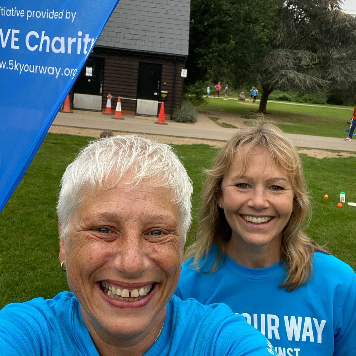 Lovely morning at Rickmansworth <a href="/cancer5kYourWay/">5k Your Way, Move Against Cancer</a> Three new participants which is brilliant. <a href="/JoJoCrads/">Jo Craddock</a> &amp; I drank coffee &amp; planned how to get even more people here on 30 October to #moveagainstcancer