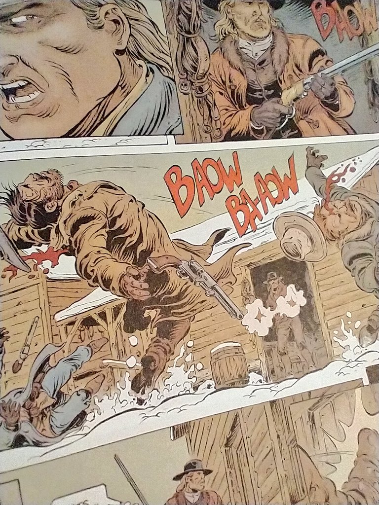 Currently reading Lonesome, a new #western #comic from <a href="/CinebookLtd/">Cinebook</a>. Action-packed with beautiful #art by #YvesSwolfs. 🤠⚰️ #eurocomics
