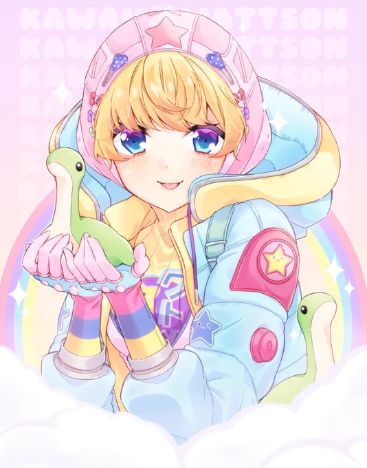 ⚡️かわいい電圧ワットソンはかわいい⚡️
 #ApexLegends 
 #ApexLegendsFanart 