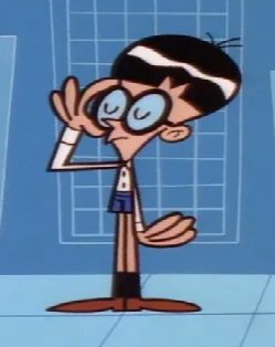 SheWandering's tweet photo. His head looks like mandark from dexter’s laboratory https://t.co/Ewp2RUL4z0