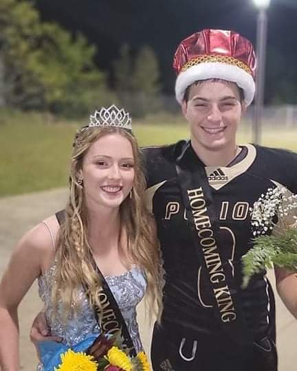PelionPanthers's tweet photo. Congratulations to our 2021 Homecoming King and Queen, Jacob Osmanski and Mara Miller!
🤴👸 #PelionPride #PHSHoCo2021 #PelionHigh #PelionHomecoming https://t.co/pmteIXf07Z
